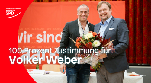 Vol­ker Weber mit 100% zum Bür­ger­meis­ter­kan­di­da­ten gewählt!