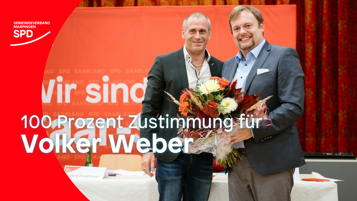 You are currently viewing Vol­ker Weber mit 100% zum Bür­ger­meis­ter­kan­di­da­ten gewählt!
